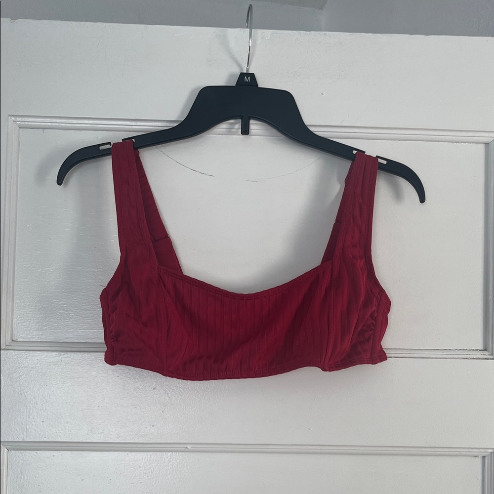 Xhilaration Red Cropped Top